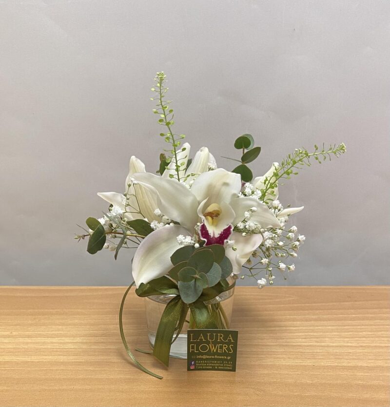 Flower arrangement with orchids - Image 2